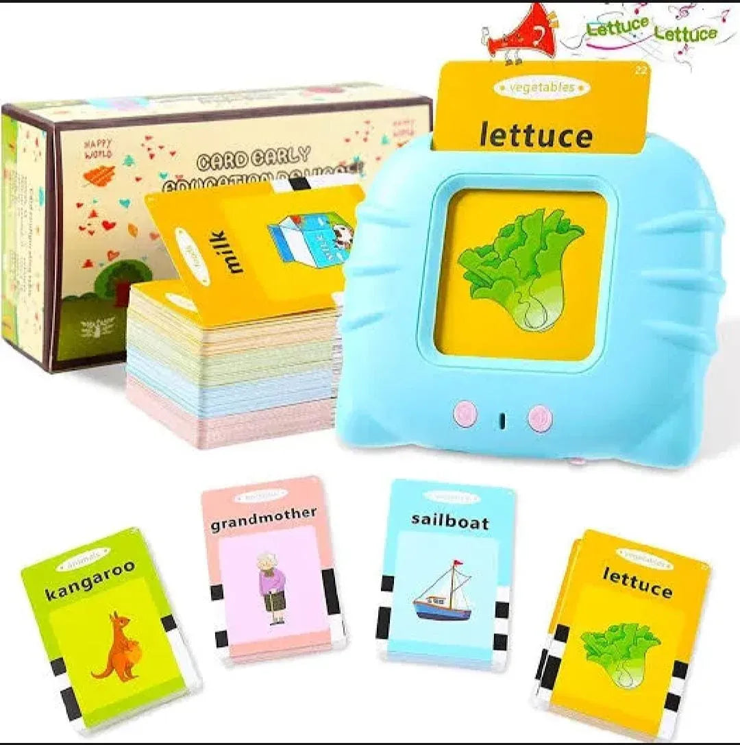 Talking Flash Cards for Kids – 224 English Learning Cards with Sound, Educational Toy & Gift for Toddlers