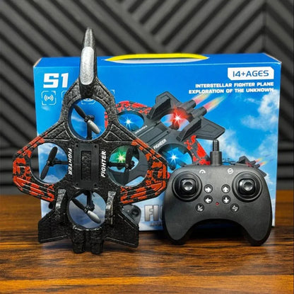 Remote Control Fighter Jet — 360 Degree Stunts with LED Lights