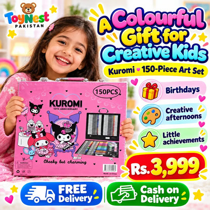 150-Piece Art And Drawing Set – Pink 15th Anniversary With FREE Delivery