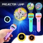 Educational Cartoon Magic FlashLight With 3 Free Discs