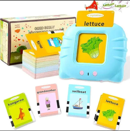 Talking Flash Cards for Kids – 224 English Learning Cards with Sound, Educational Toy & Gift for Toddlers