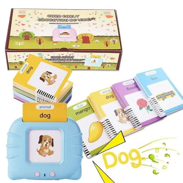 Talking Flash Cards for Kids – 224 English Learning Cards with Sound, Educational Toy & Gift for Toddlers