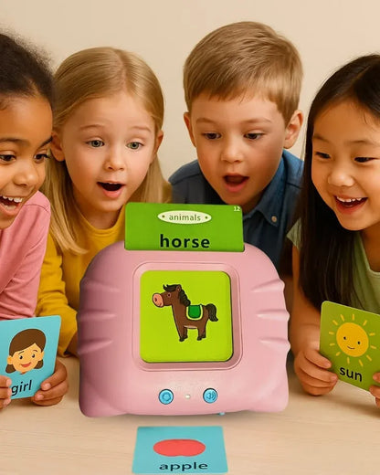 Talking Flash Cards for Kids – 224 English Learning Cards with Sound, Educational Toy & Gift for Toddlers