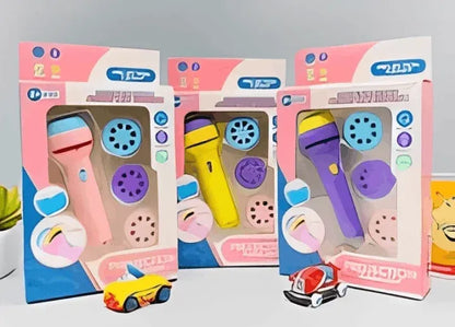 Educational Cartoon Magic FlashLight With 3 Free Discs