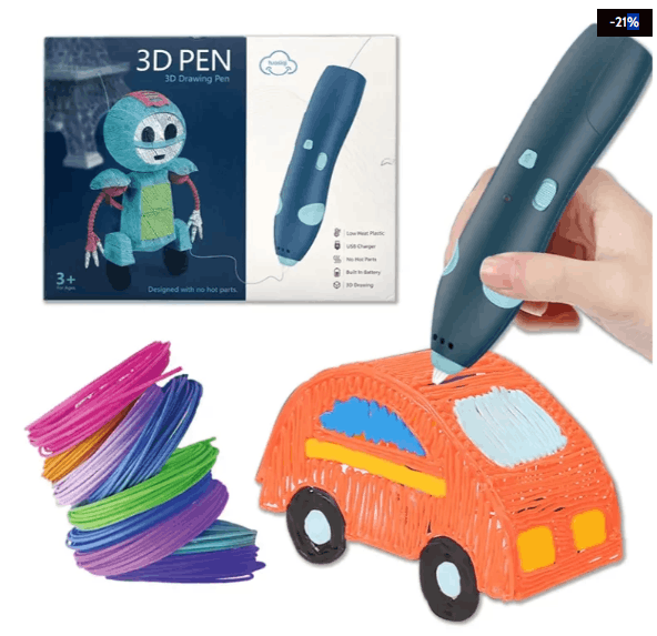 3D Magic Rechargeable Drawing Pen for Kids