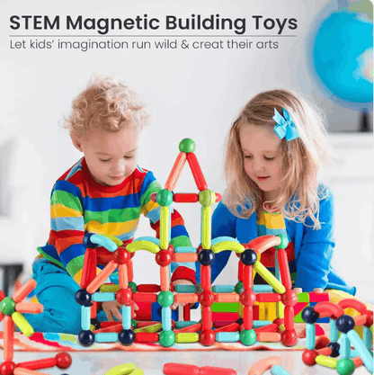 STEM Magnetic Building Blocks Set for Kids